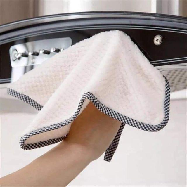 Sét 10 KHĂN LAU ĐA NĂNG VIỀN KẺ