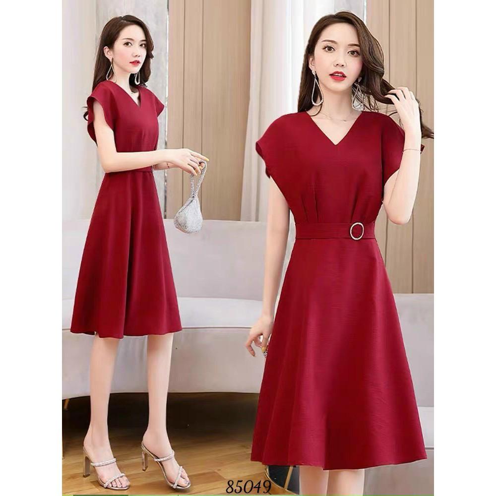 Đầm Nữ Dáng Suông Phối Nịt Eo Tôn Dáng Cực Sang TH