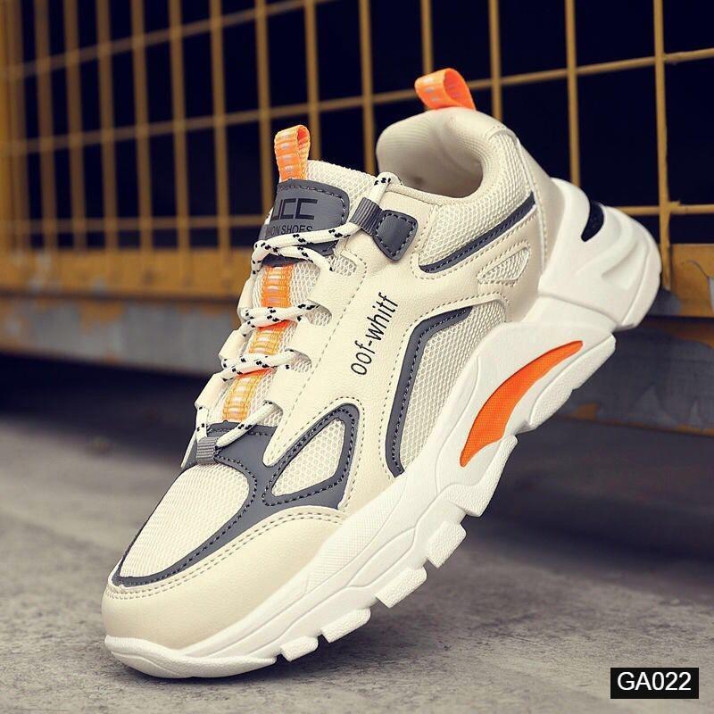 Giày Thể Thao Sneaker Nam - Dây Kẻ Guccc Siêu Đẹp GA022