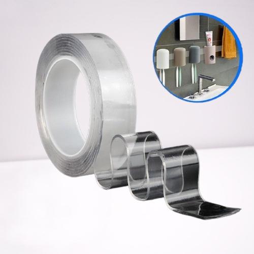 Băng keo 2 mặt siêu bán dính đa năng, băng dính trong suốt siêu bền