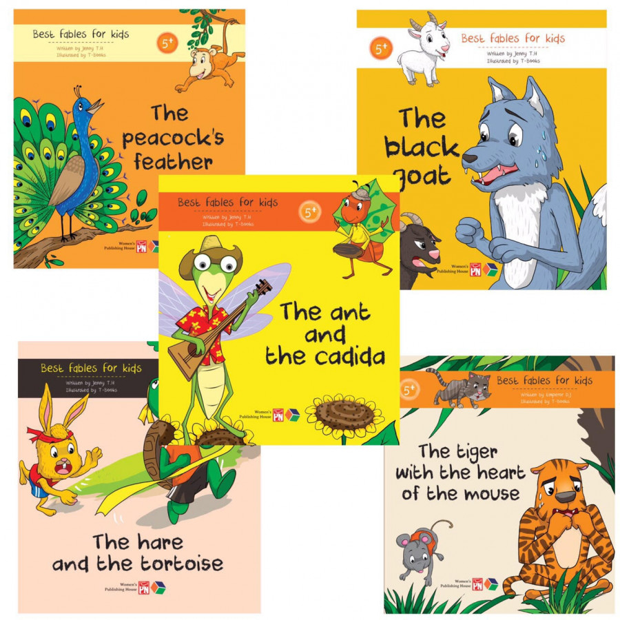 Combo 5 cuốn truyện ngụ ngôn bằng tiếng anh ( Best fables for kids )