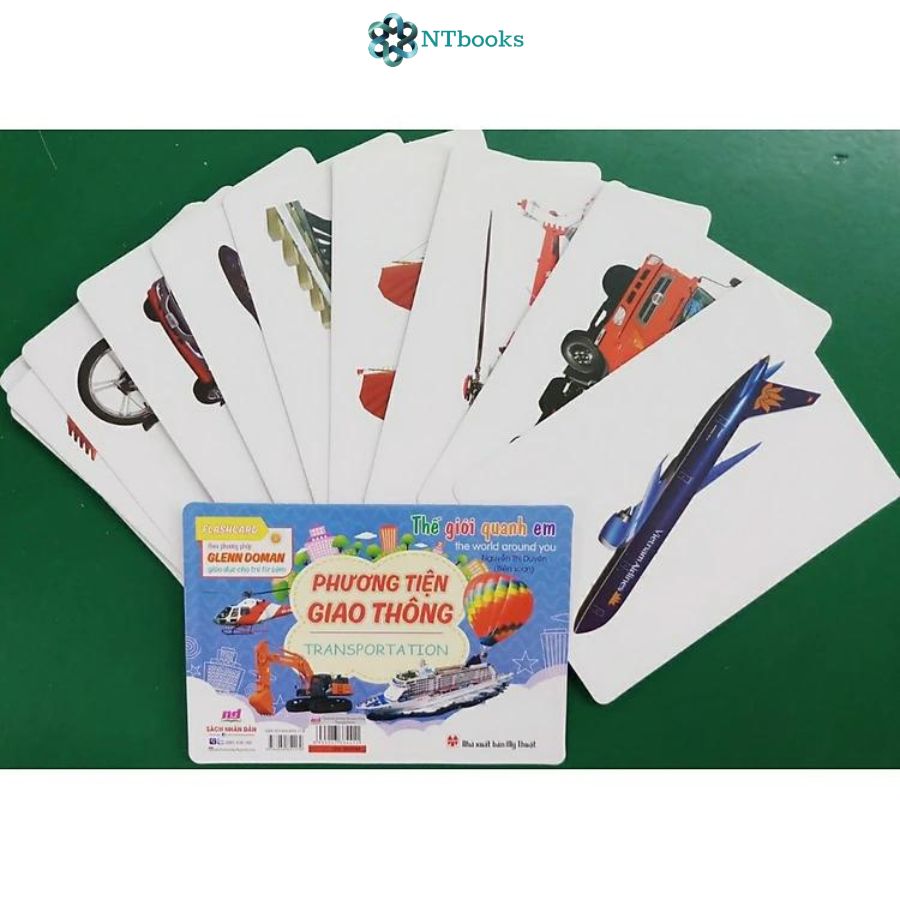 Sách Flash Card Glenn Doman - Thế Giới Quanh Em - Phương Tiện Giao Thông