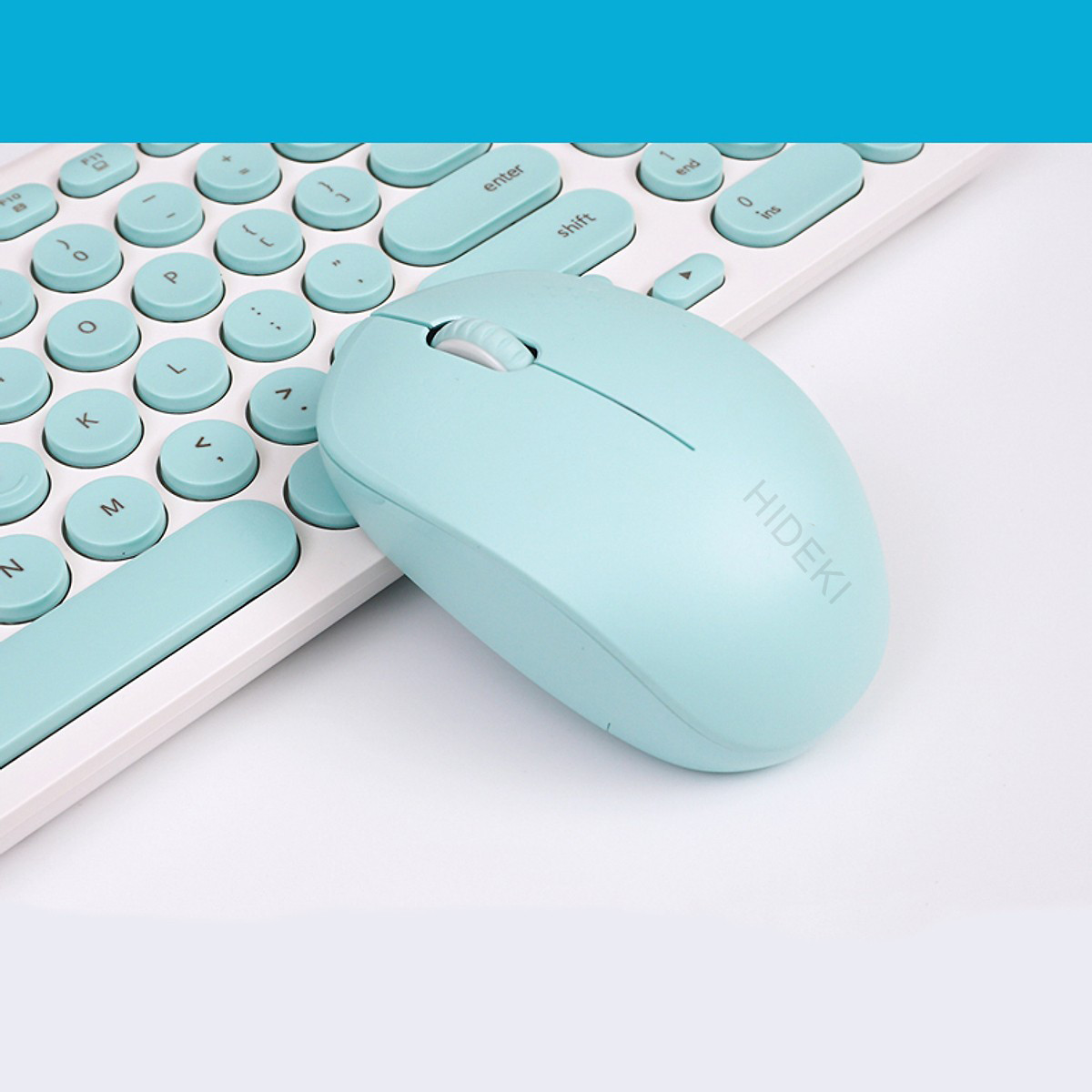 Chuột Không Dây HIDEKI H26 Green (Màu Xanh) - Hàng Chính Hãng