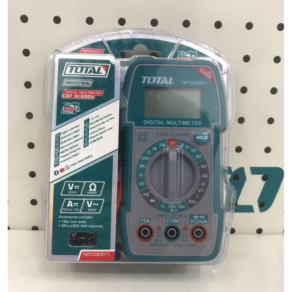 ĐỒNG HỒ VẠN NĂNG KỸ THUẬT SỐ TMT5360011 TOTAL -HÀNG CHÍNH HÃNG