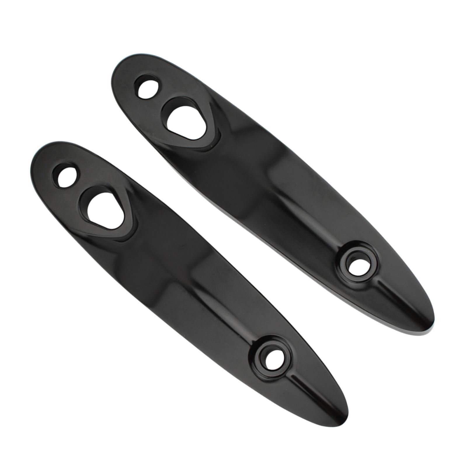 Relocation Brackets Aluminum Alloy Motorcycle for   Black