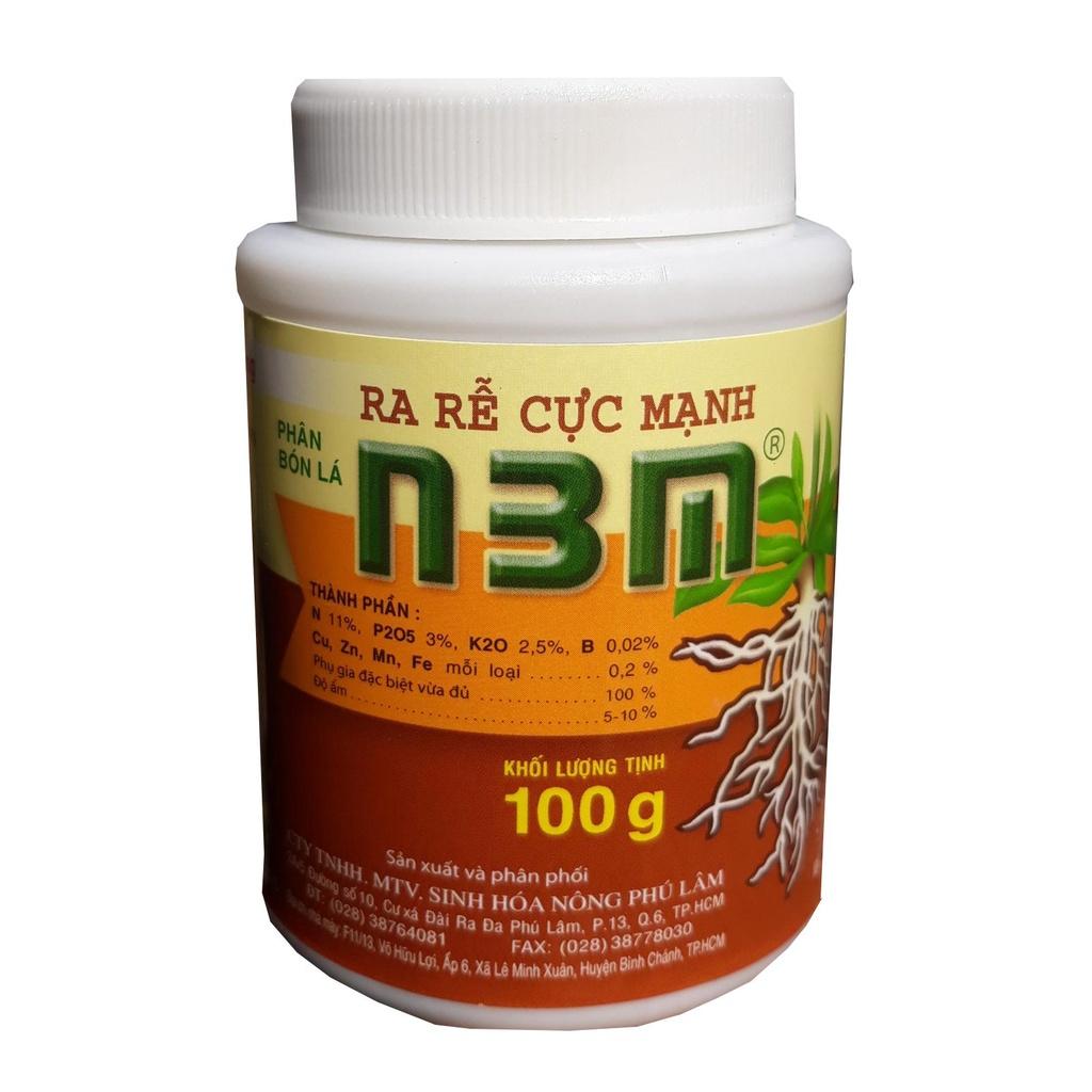 Phân Bón Lá Ra Rễ Cực Mạnh N3M - Lọ 100gram