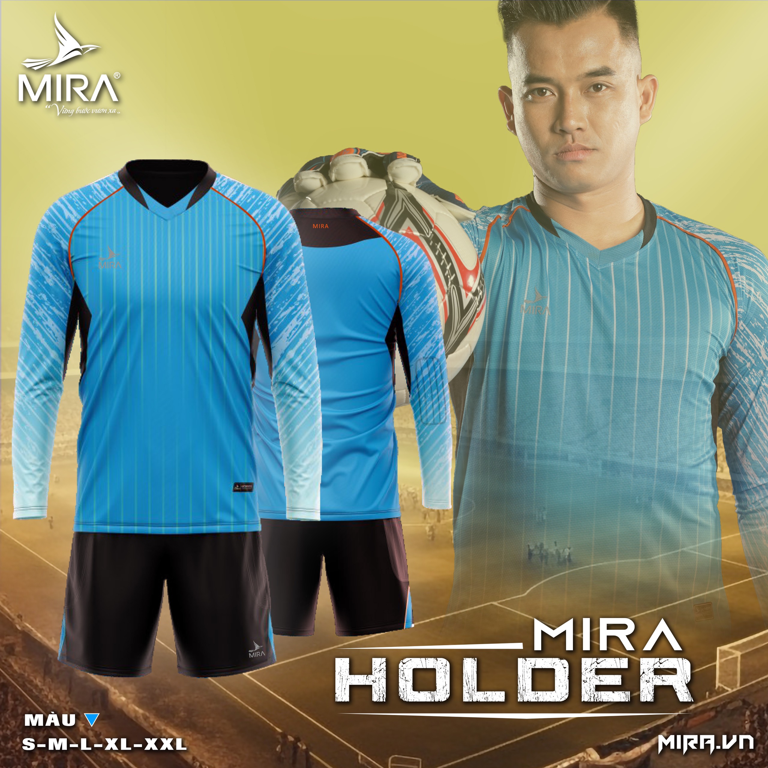 BỘ ĐỒ THỦ MÔN MIRA HOLDER - QUẦN ÁO THỂ THAO NAM NỮ MERCI SPORT