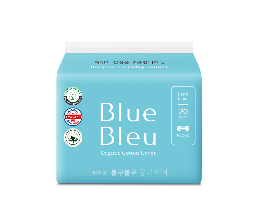 Băng Vệ Sinh Hàng Ngày Blue Bleu Từ Sợi Bông Hữu Cơ Và Tinh Dầu Cây Bách
