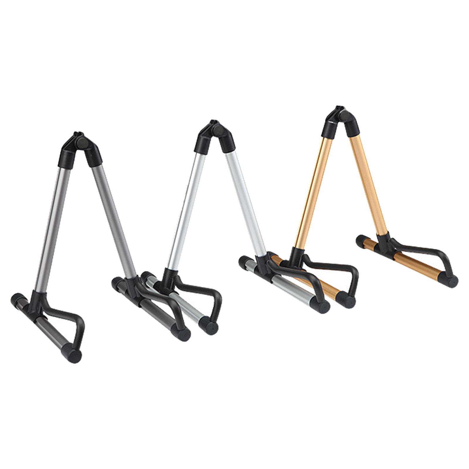 Aluminum alloy guitar floor stand holder Golden