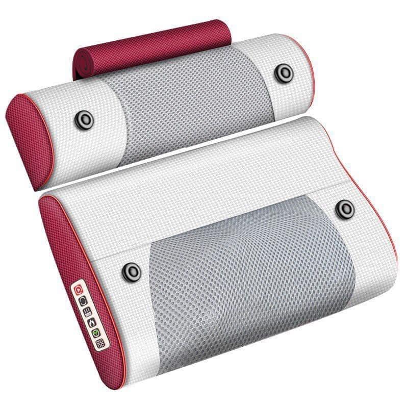 Gối Massage Cổ Vai Gáy - Máy Massage Toàn Thân Hồng Ngoại 6 chức năng