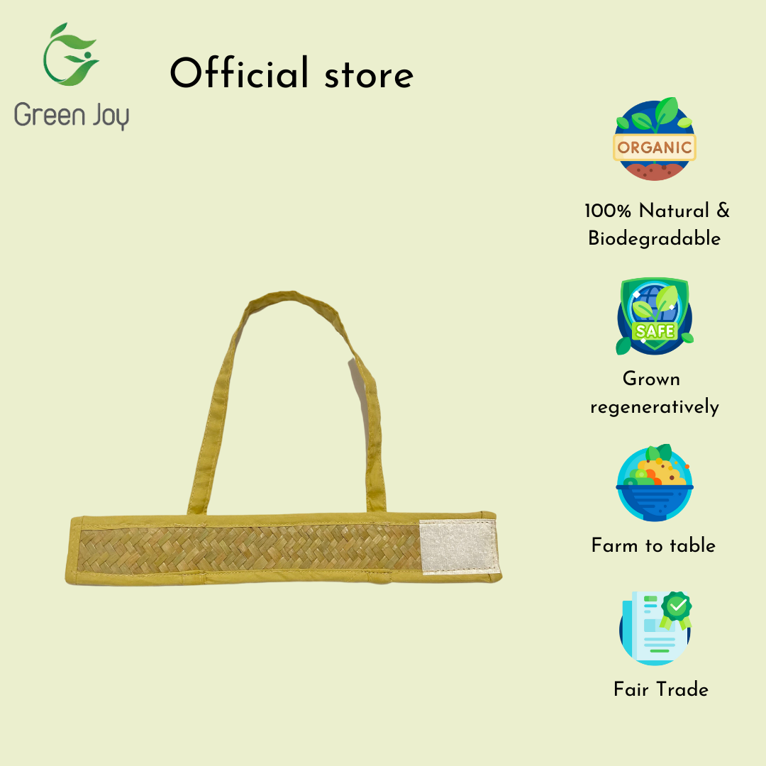 Quai cầm ly cỏ bàng Green Joy - dùng nhiều lần