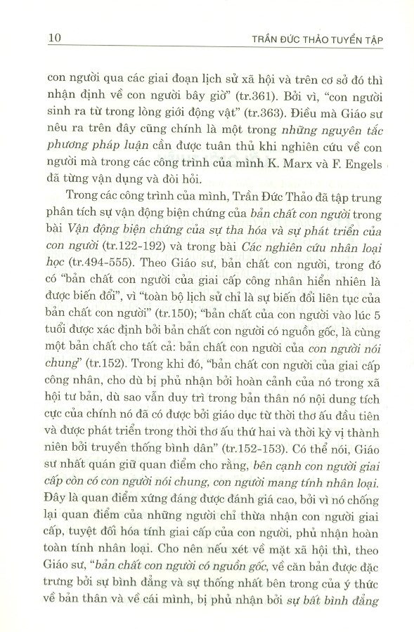 Trần Đức Thảo Tuyển Tập, Tập III (1986-1993)