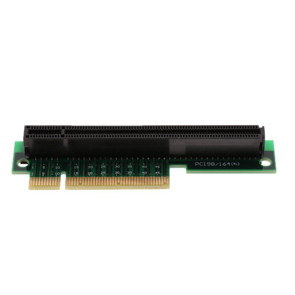 PCI-Express 8x Riser Card To PCI-E 6x card Graphics With Right Angle