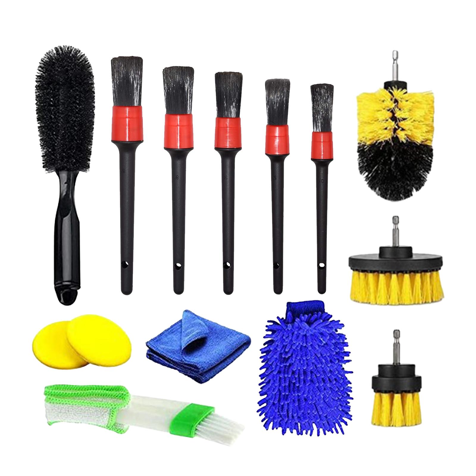 Set 14 Bộ Bàn Chải Làm Sạch Ô Tô