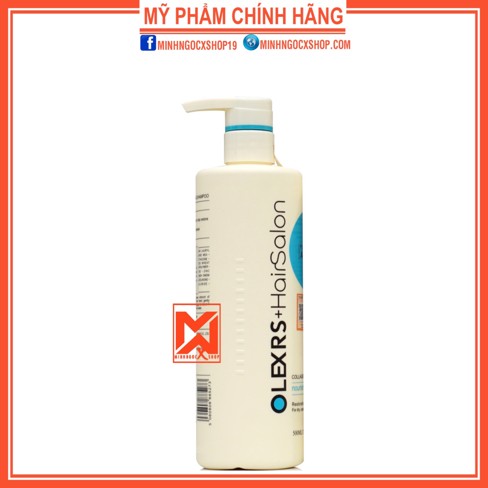 Dầu gội Olexrs Hair Salon 500ml phục hồi, ngừa rụng kích mọc tóc