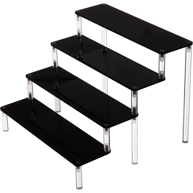 Kệ mica trưng bày nhiều tầng 20x8x5cm mỗi tầng - nhiều kích thước - nhiều màu - Trắng sữa