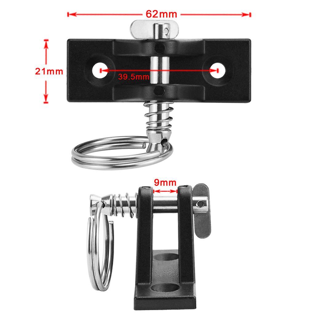 Nylon Deck Hinge with Quick Release Pin &  Boat Bimini Top with 2 Screws