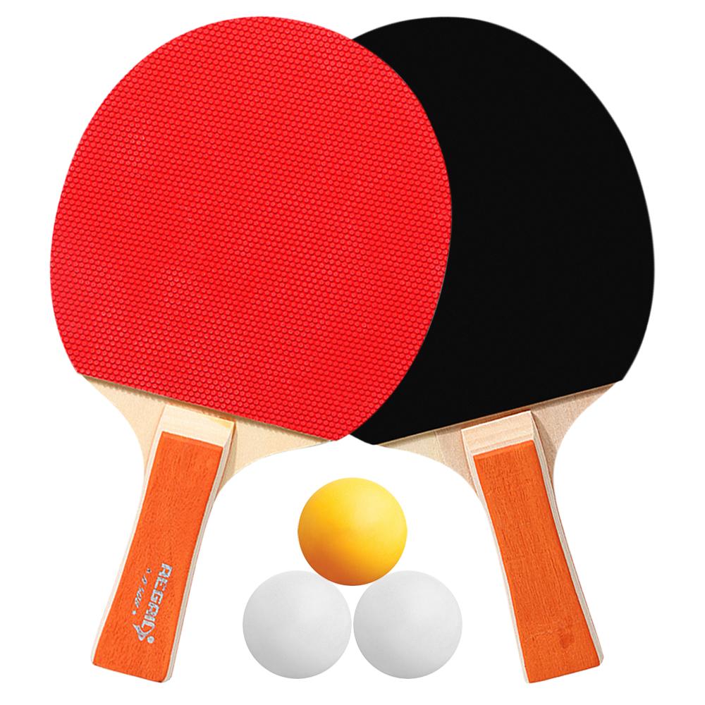 2 cây vợt bóng bàn Ping Pong Tay cầm với phụ kiện luyện tập