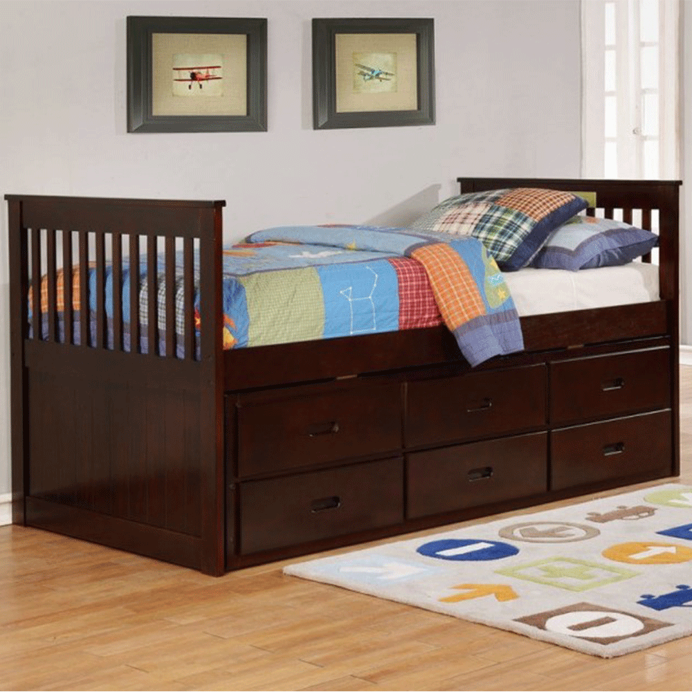 Giường hộp 2 tầng 3 ngăn kéo Lincoln Juno Sofa