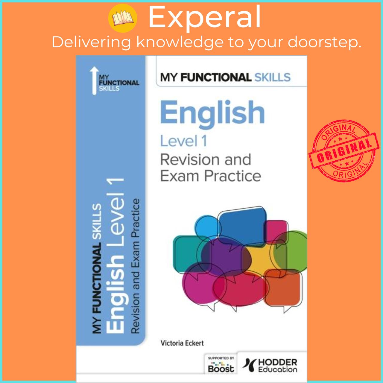 Hình ảnh Sách - My Functional Skills: Revision and Exam Practice for English Level 1 by Victoria Eckert (UK edition, paperback)