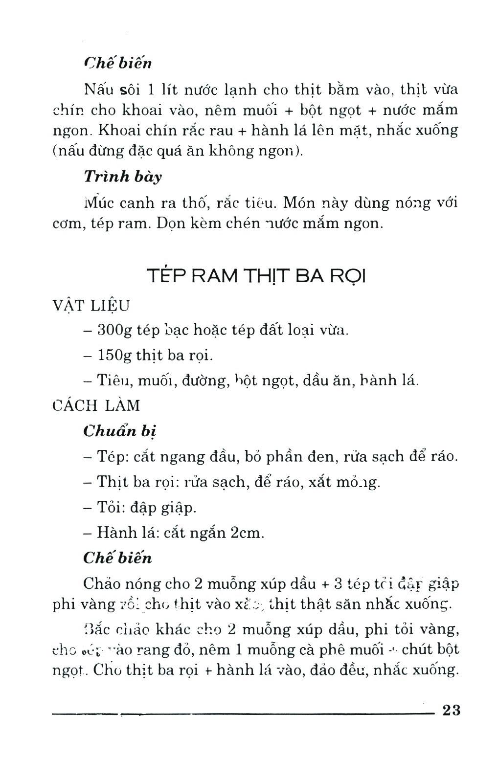 Nấu Ăn Gia Đình (Tái Bản)