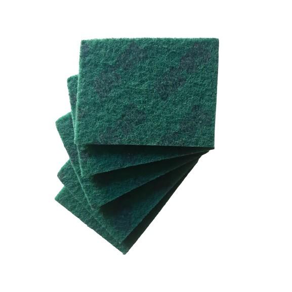 Set 10 Miếng Rửa Chén Màu Xanh Lá - miếng lớn.