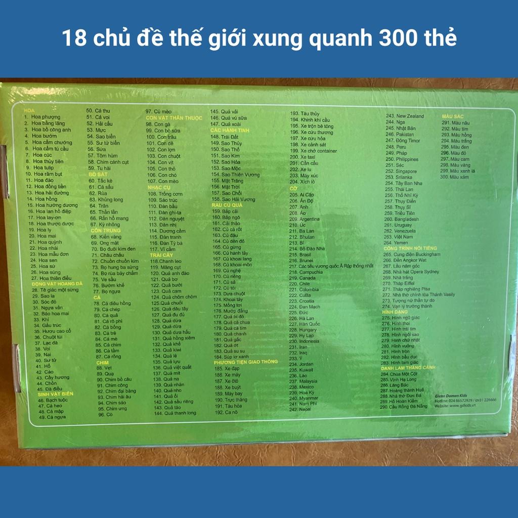 Flashcard chuyên sâu combo 3 bộ thẻ học 709 thẻ cho trẻ sơ sinh đến 6 tuổi