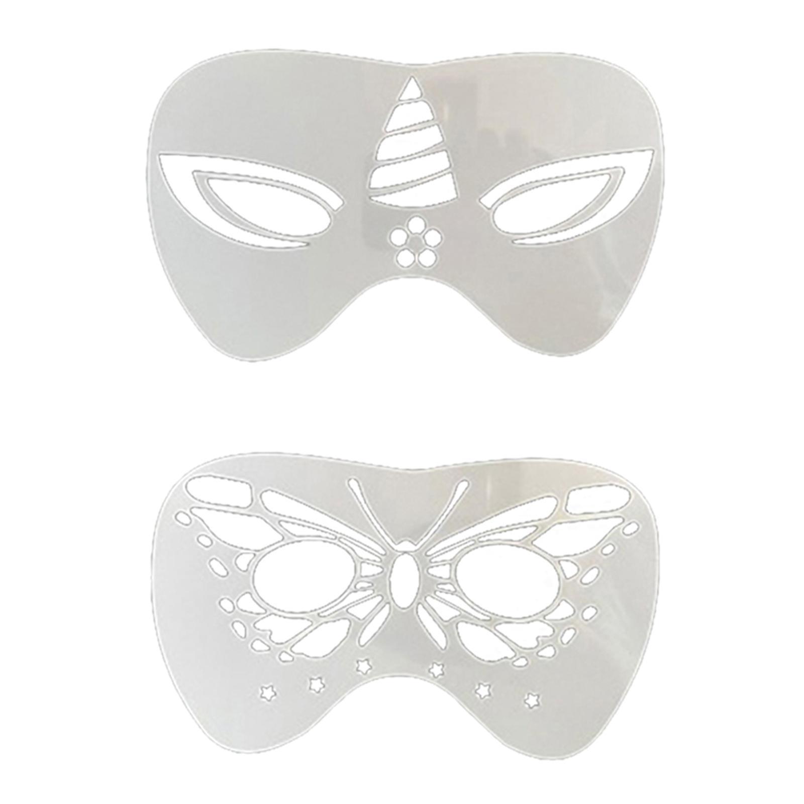 Face Paint Stencils Set for Children Adult DIY Party Supplies Painting