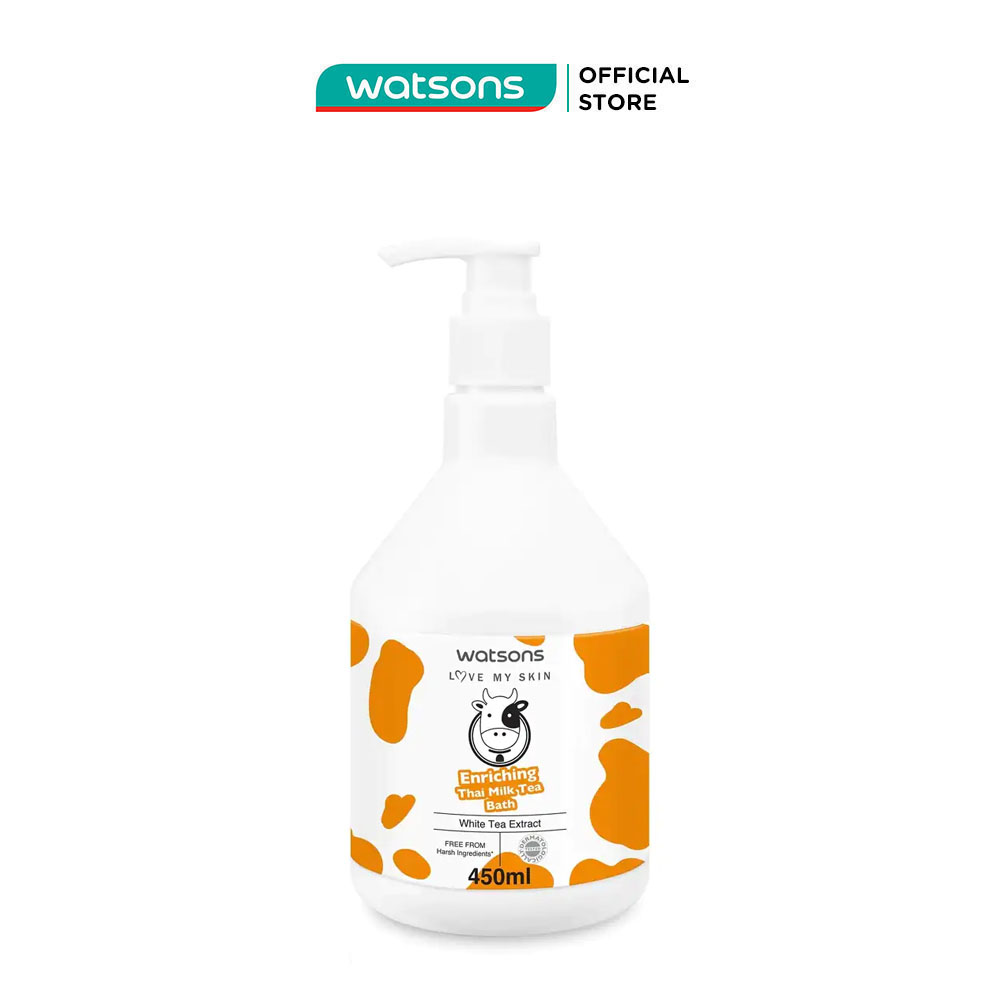 Sữa Tắm Watsons Love My Skin Enriching Thai Milk Tea Bath 450ml