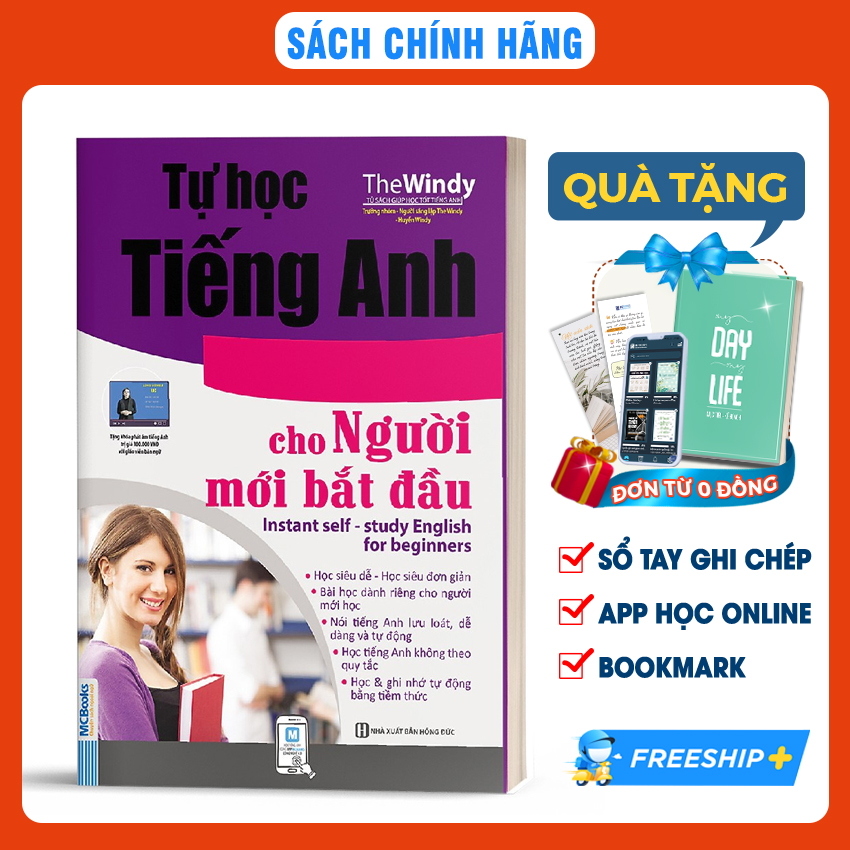 Sách Tự Học Tiếng Anh Cấp Tốc Cho Người Mới Bắt Đầu - Kèm App Học Online