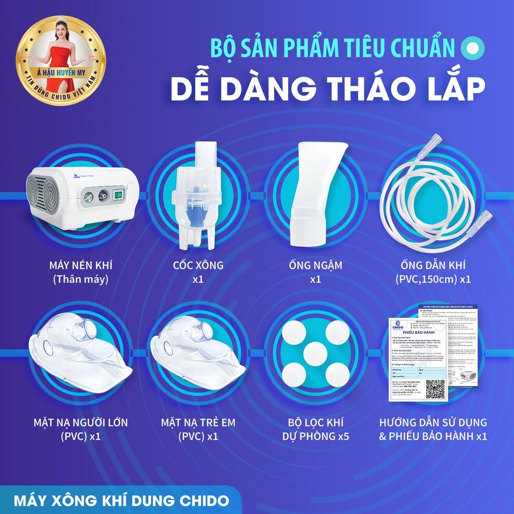 Máy Xông Khí Dung Chido CNB69021 Thiết Kế Đẹp, Trang Nhã, Giá Thành Rẻ Và Đặc Biệt Có Độ Chính Xác Cao