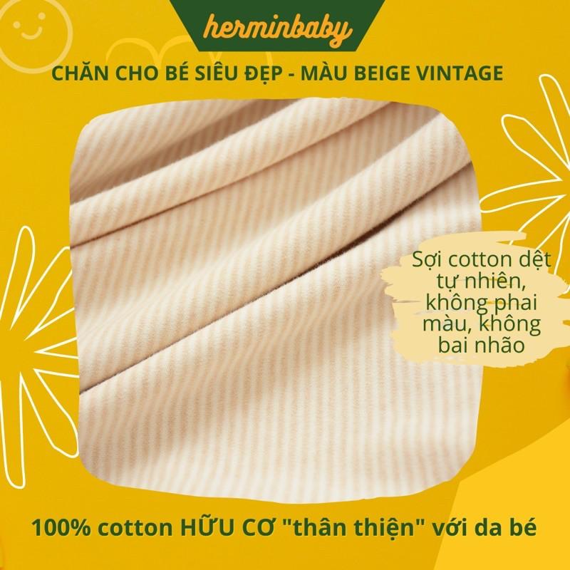 (Ảnh thật/video) Chăn cho bé COTTON HỮU CƠ 2 lớp size 100*120 cm - mền cho bé 4 mùa