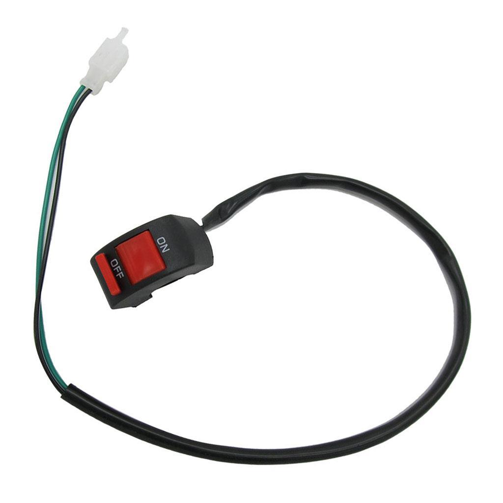 3 Pieces Handlebar Starter Kill Switch For DirtBike 50/70/90/110/125cc