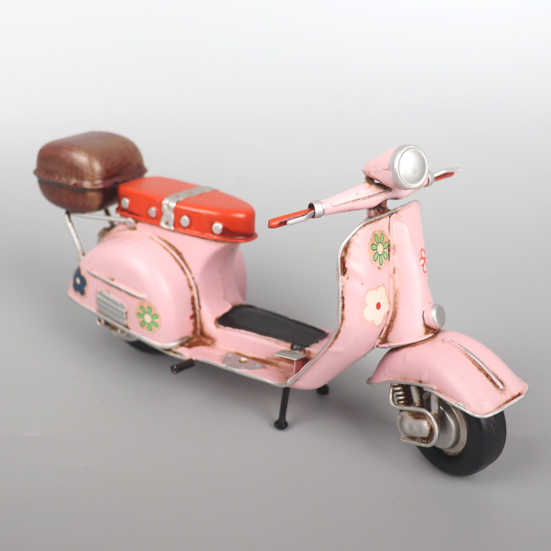Mô Hình Xe Vespa Vintage - Mô Hình Thủ Công - Quà Tặng - Décor Home - Décor Quán Cafe