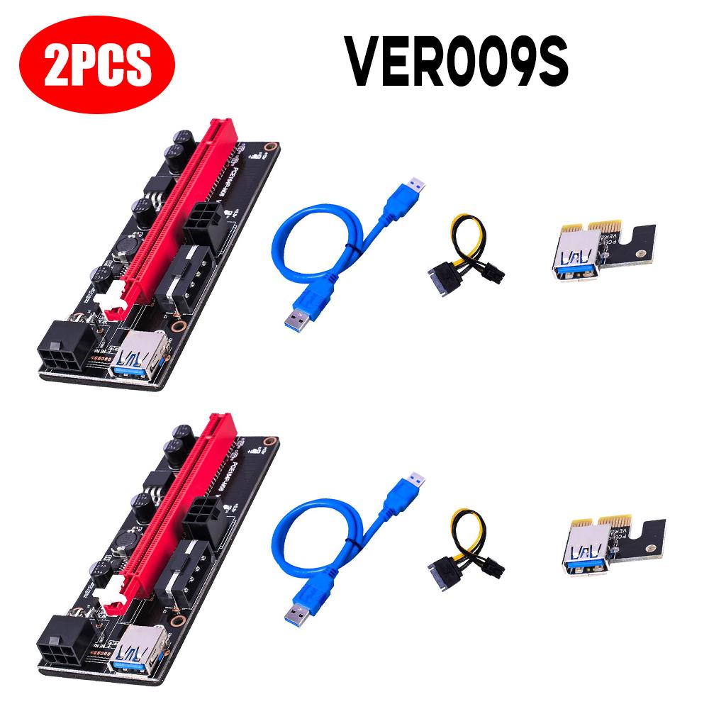 2/4/6/10 PCS New USB 3.0 PCI-E Riser Ver