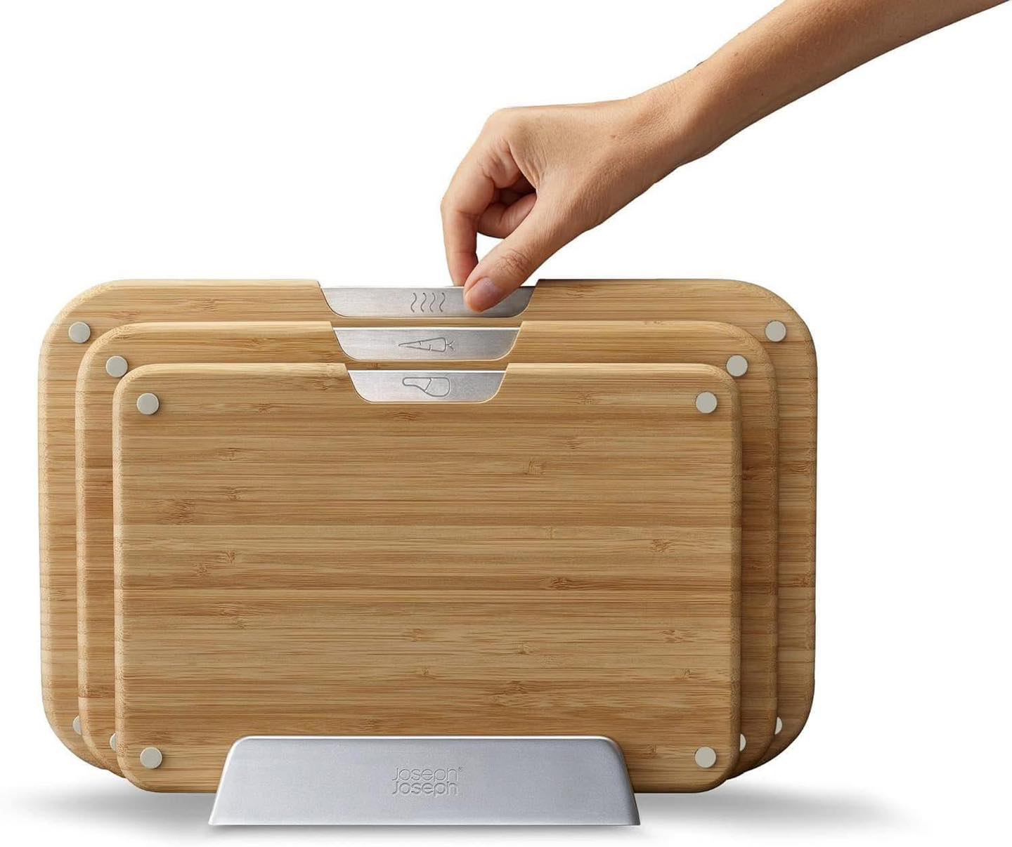 Bộ 3 Thớt Tre Kháng Khuẩn Joseph Joseph Nest Boards Bamboo 60236 Hàng chính hãng