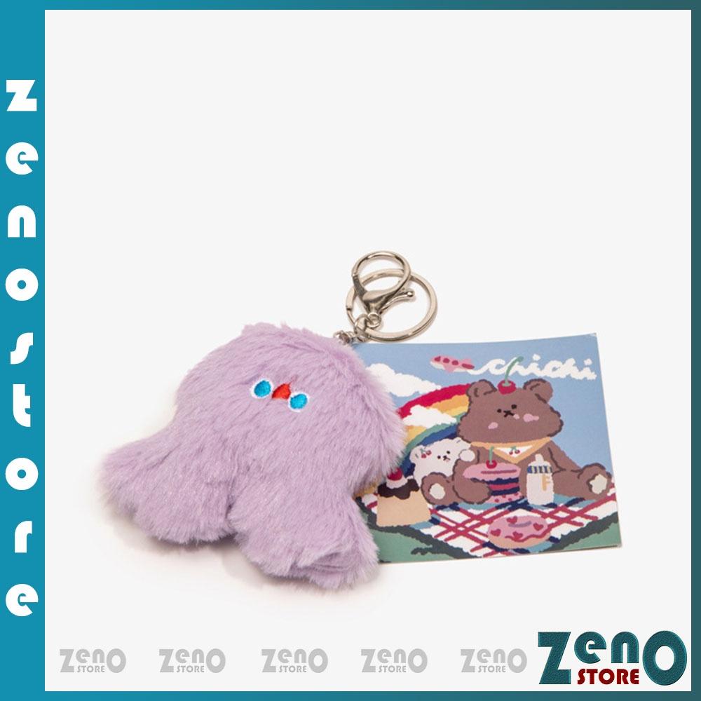 Móc khóa yêu tinh kute nhiều màu, móc treo balo, có móc khoen tròn và móc snap hook