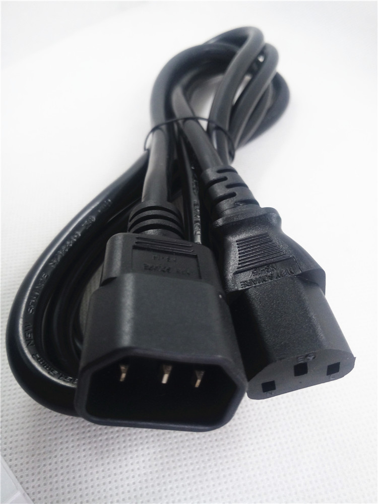 Dây nguồn ra UPS, PDU Chuẩn C13 C14 0.75mm x3 Dài 1,2 - 1,5 - 1,8 Mét