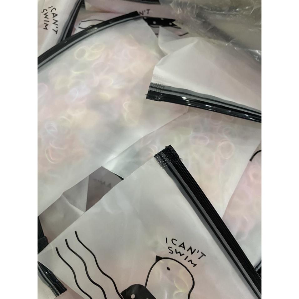 Set 1000 Sợ Thun Cột Tóc Tiện Lợi Có Túi Đựng Tha Hồ Tạo Kiểu Tóc Cho Bé Yêu