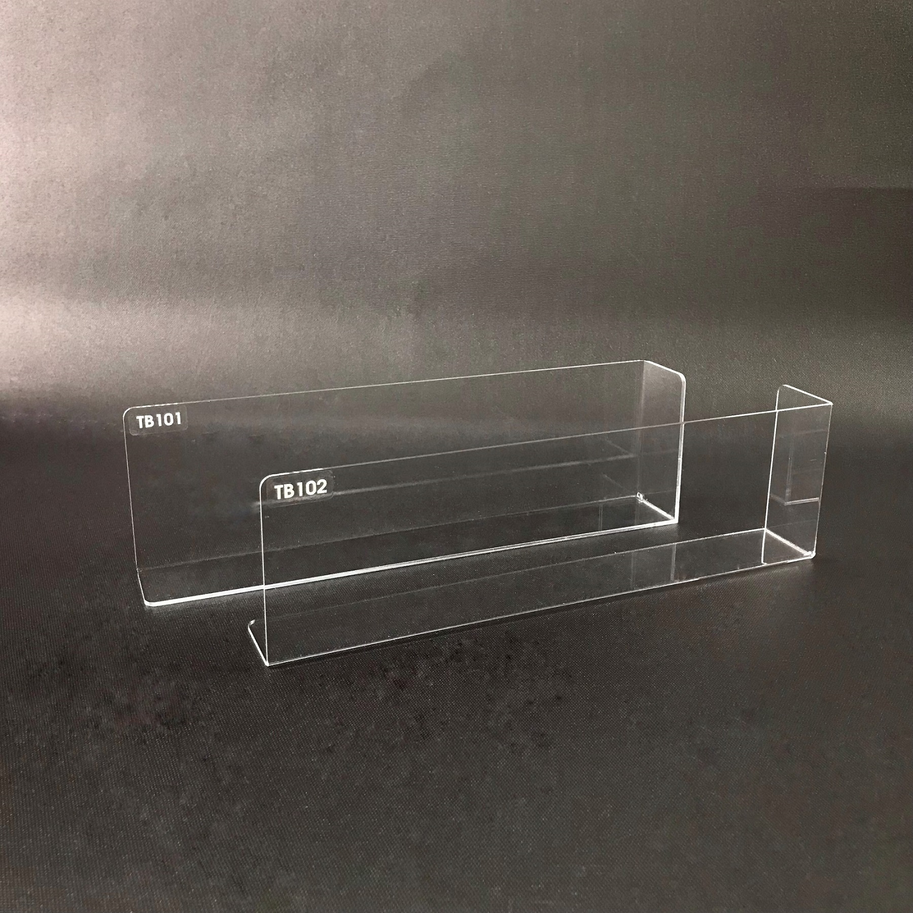 Kệ mica chữ L Enter TB102 270x40x80mm mica dày 2mm (RH)