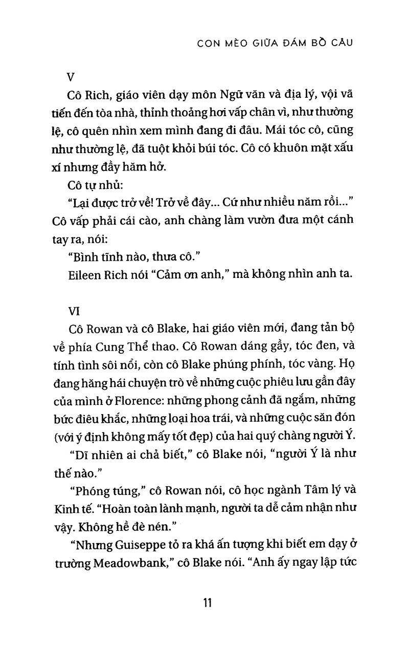 Sách Con Mèo Giữa Đám Bồ Câu