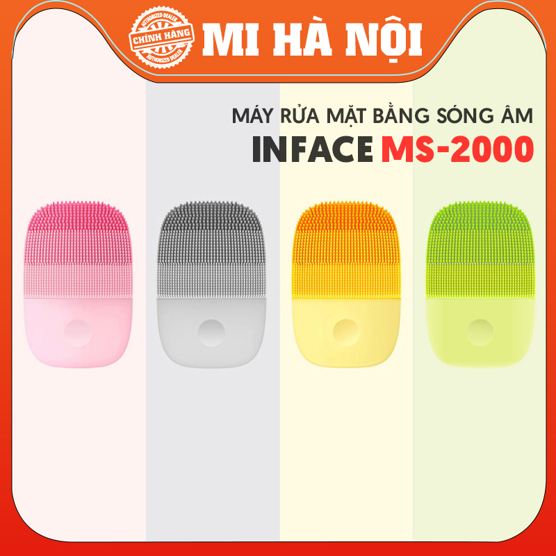 Máy rửa mặt sóng âm Xiaomi InFace Gen 2 MS2000 Pro/ Gen 1 MS-2000- Bản quốc tế hàng chính hãng