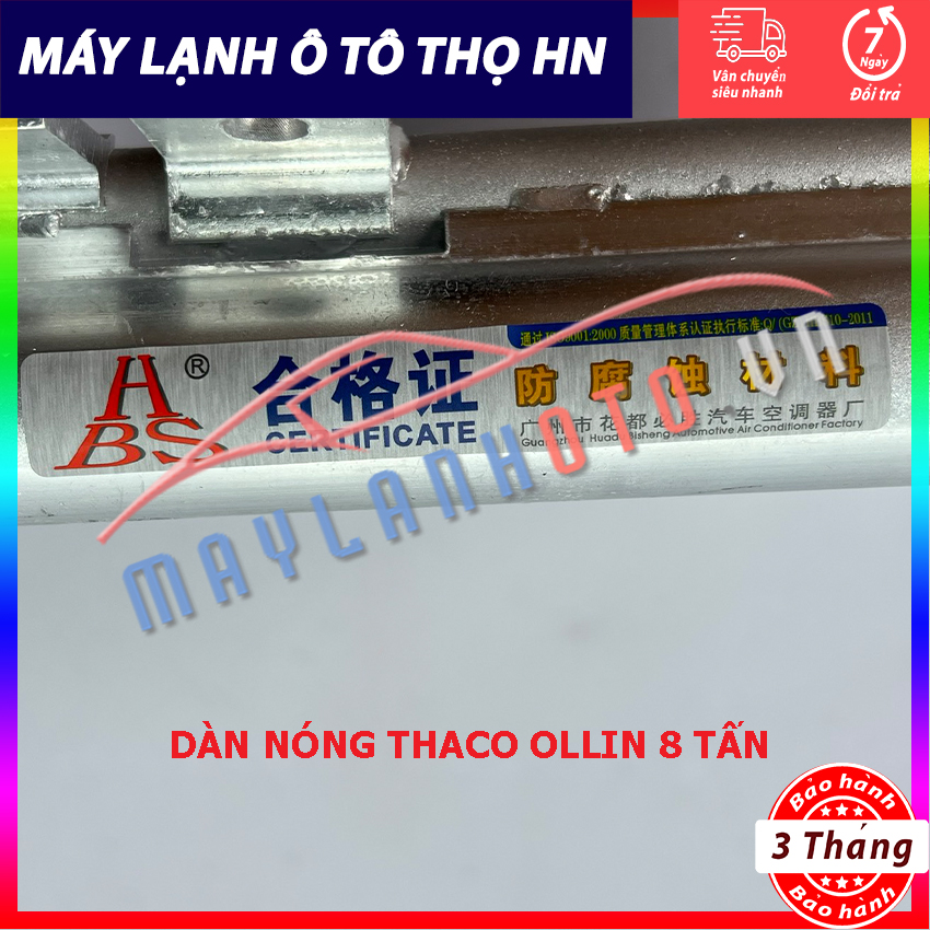 Dàn nóng Thaco Ollin 8 Tấn Hàng HBS Trung Quốc