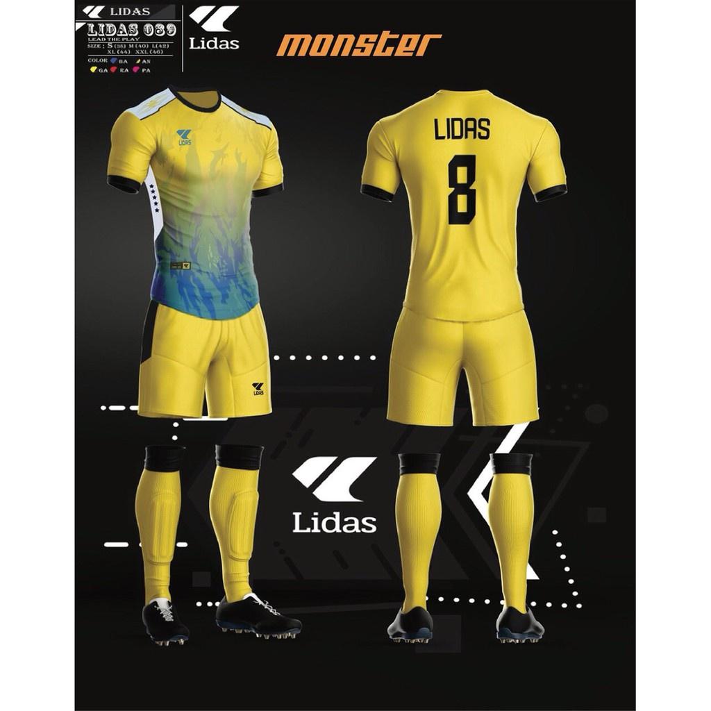 Bộ quần áo thể thao đá bóng Nam - Nữ MONSTER - lidas