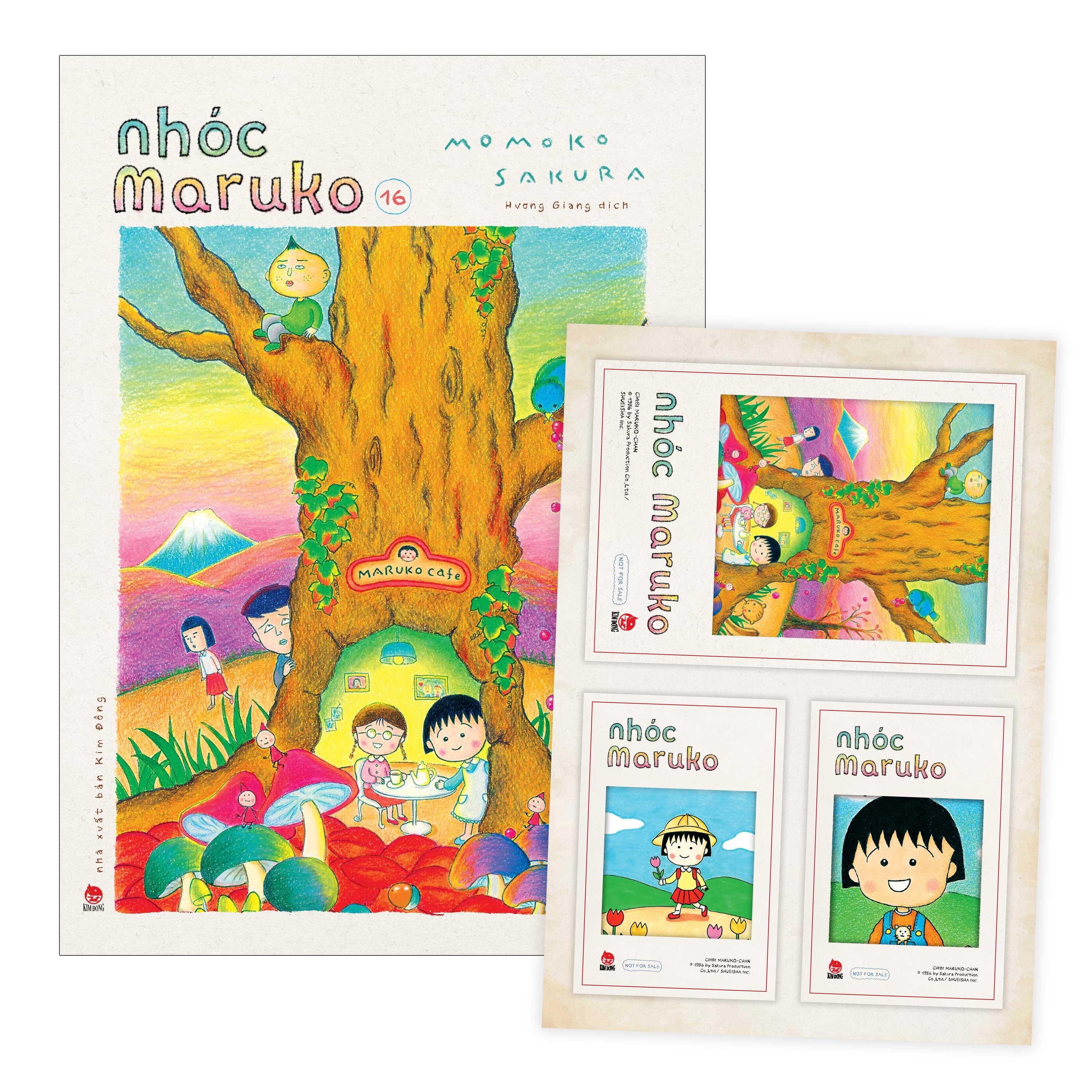 Sách - Nhóc Maruko - Tập 16 - Tặng Kèm Set Postcard Polaroid
