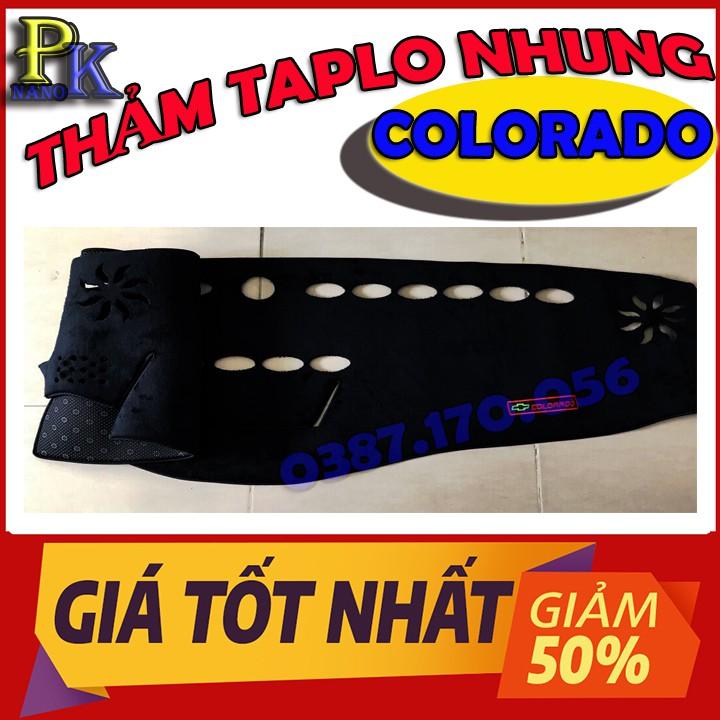THẢM CHỐNG NÓNG TAPLO NHUNG MỊN 3 LỚP XE CHEVROLET COLORADO– CHUẨN FORM