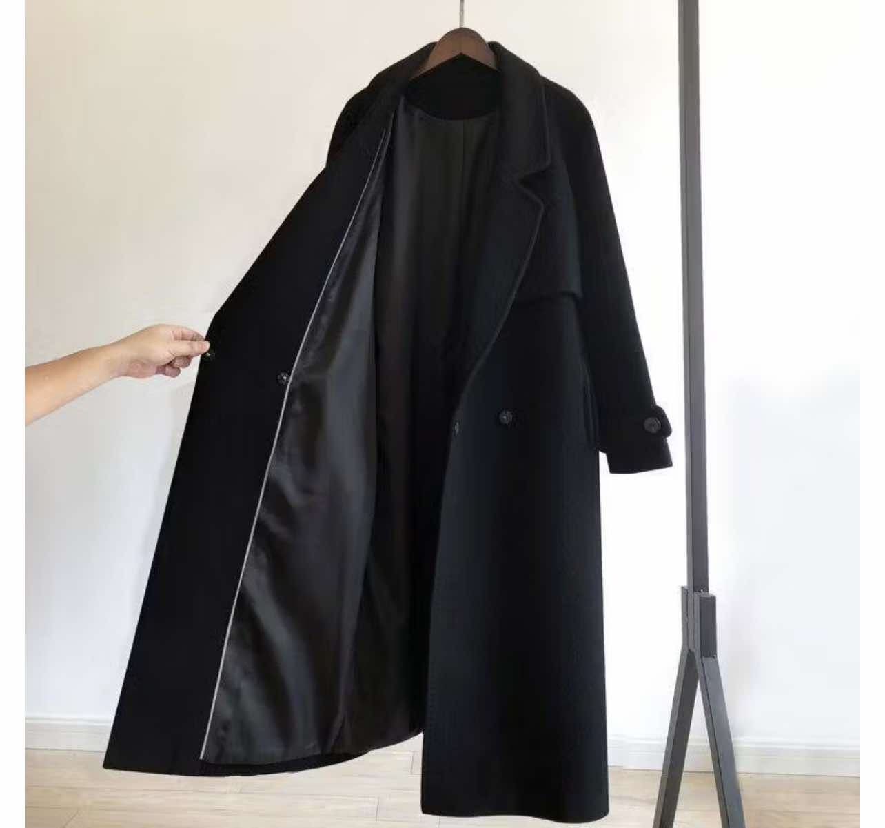 Áo Khoác Dạ Nữ Dáng Dài Cashmere Cao Cấp 