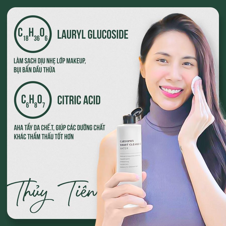 Nước tẩy trang thông minh Caryophy smart cleansing water 500ml và 300ml