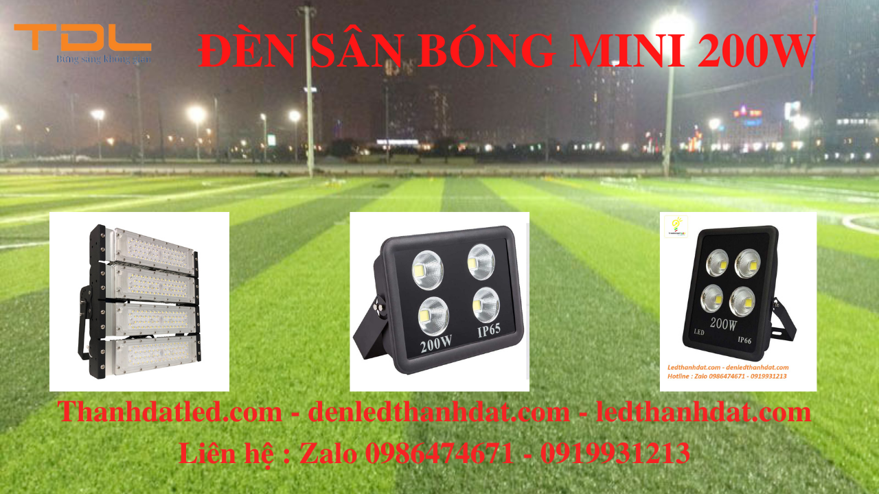 Đèn led sân bóng đá 100w 150w 200w 250w 300w 400w