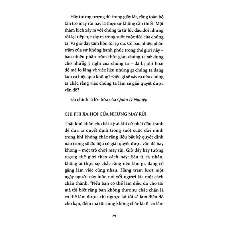 Sách - Quản Lý Nghiệp